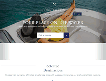 Tablet Screenshot of boardaboat.com